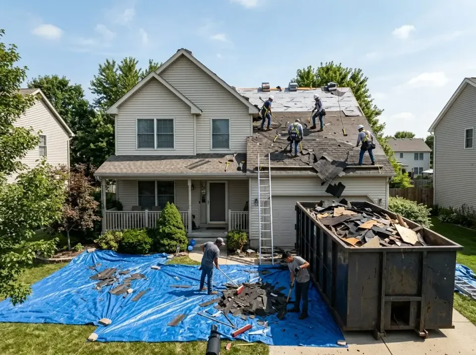 roof-replacement-debris-remova-004 — frequently asked questions, Cheapest Dumpster Rentals in Moss Bluff, LA